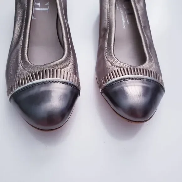 AGL Metallic Silver/Champagne gold Heels - Picture 3 of 6